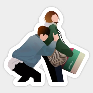 weightlifting fairy kim bok joo Sticker